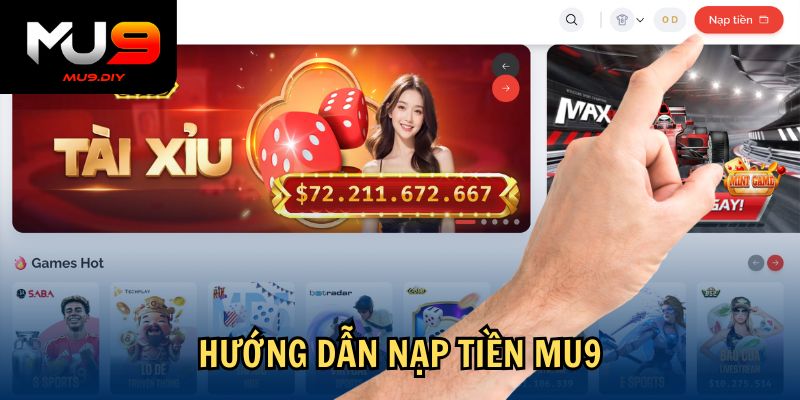 Hướng dẫn nạp tiền Mu9