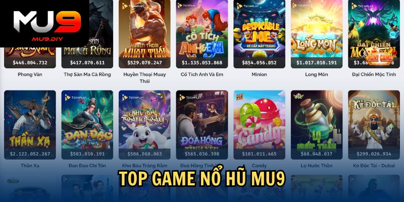 Top game Nổ hũ Mu9