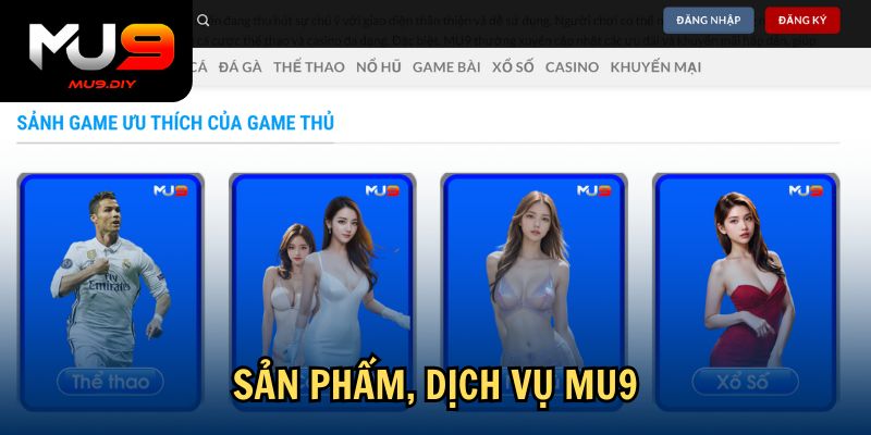 Sản phẩm, dịch vụ Mu9